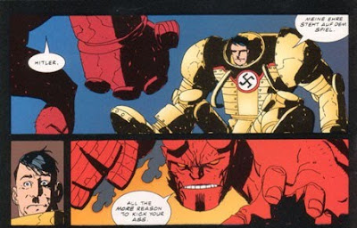 Hellboy vs. Mechahitler. There is nothing not awesome about that.