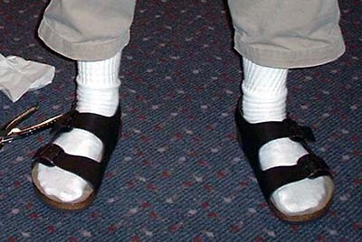 birkenstocks with white socks