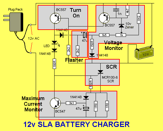 Electronic Circuits.: Battery Charger for 12V SLA