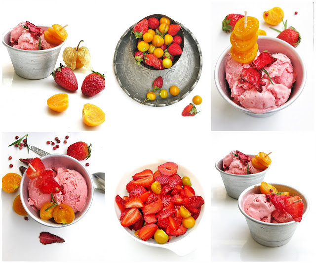 Strawberry & Cape Gooseberry Pink Peppercorn Fro Yo ... Here's Spring! 27 2