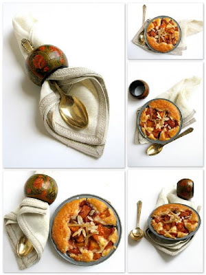 Fresh Peach Ginger Peasant Cakes ... a vegetarian twist to Julie & Julia's clafoutis! 36 fpgc+jc8