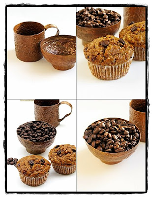 CAPPUCCINO BUTTERMILK MUFFINS...Virtual Connect & O Food Contest 22 collage+1