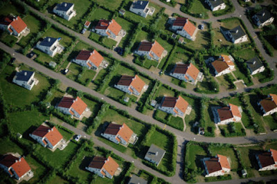 Photo of suburban houses