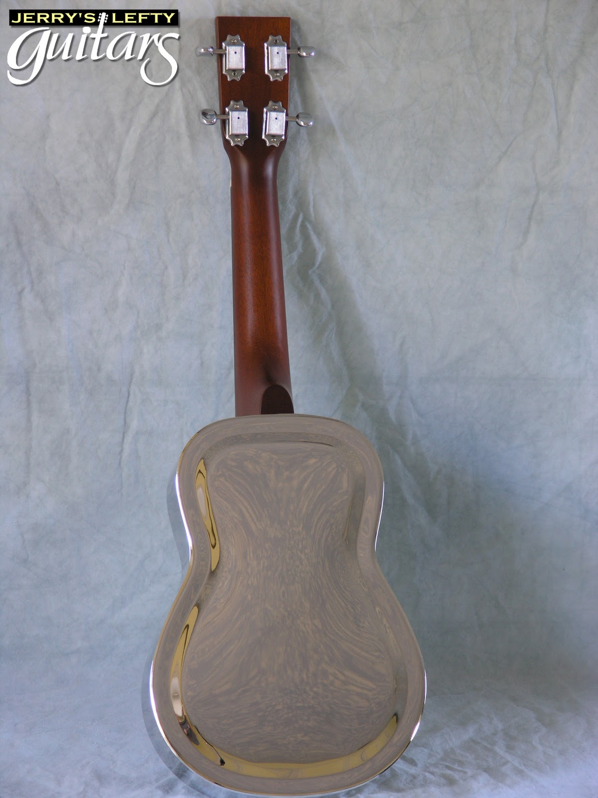 Jerry's Lefty Guitars newest guitar arrivals. Updated weekly! Republic Resonator Uke left