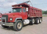 Tri axle dump truck MACK RD688S