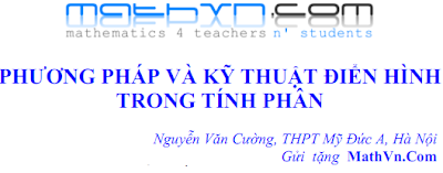 cac phuong phap tinh tich phan dien hinh