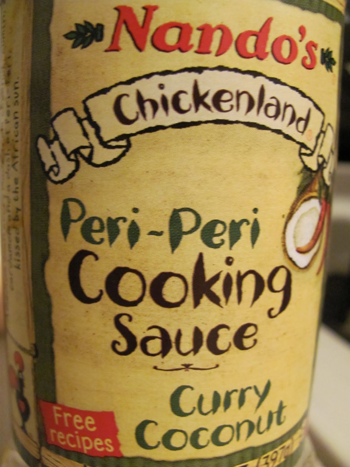 Foodette Reviews Nando's Chickenland Curry Coconut Sauce and