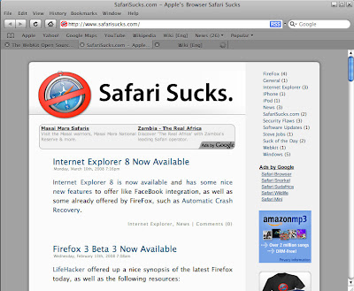 Safari Sucks