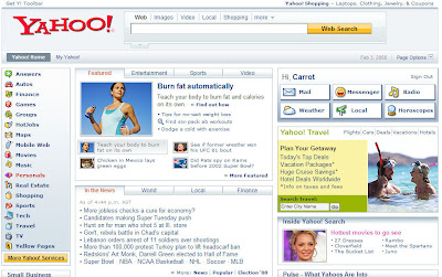 Yahoo! Homepage