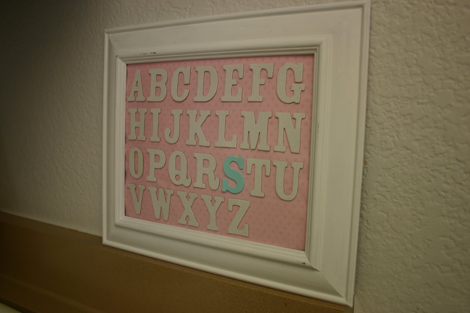 Vintage Alphabet Wall Art 12x16 main image 0