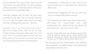 Daily Ucrit: Ucapan Terima kasih