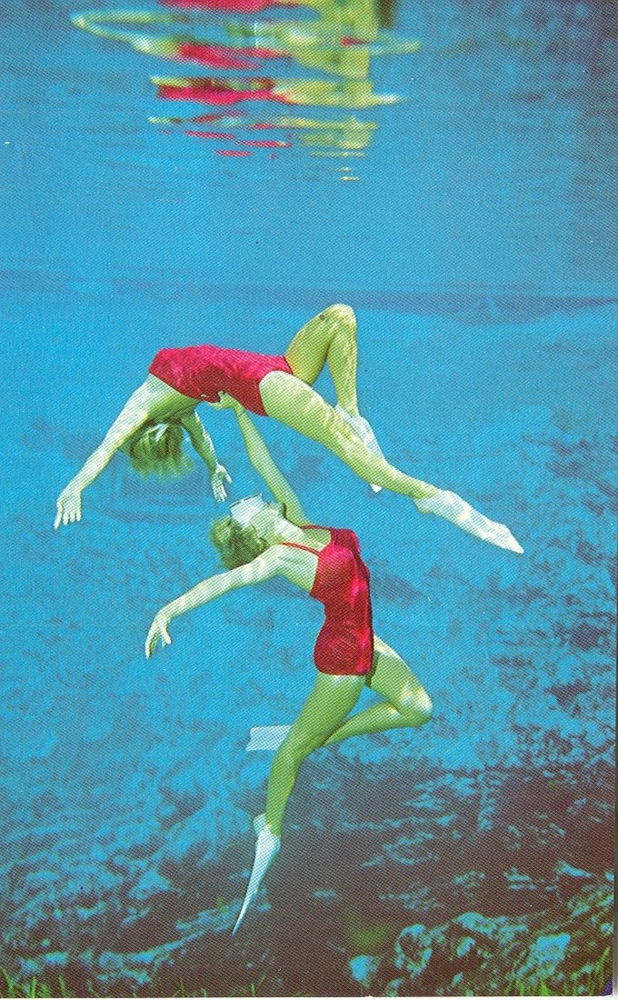 Vintage Travel Postcards Weeki Wachee, Florida