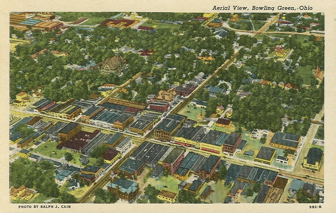 Vintage Travel Postcards Bowling Green, Ohio