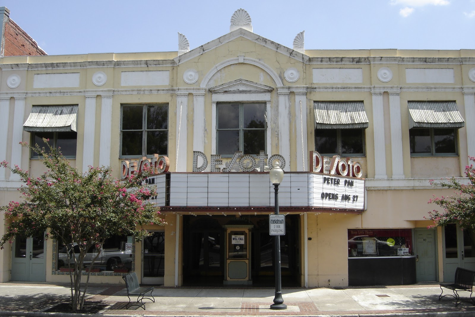 Places To Go, Buildings To See DeSoto Theatre Rome,
