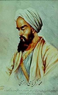 el-Moslem Blog: Razi, Zakariya (Rhazes), chemist and physicist, discoverer of Alcohol.