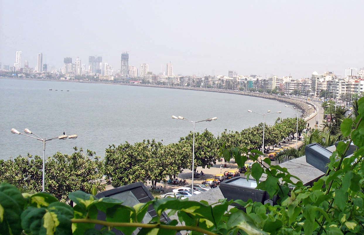 Stock Pictures Marine Drive Mumbai Photographs and Sketches