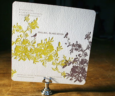 These beautiful wedding invitations are from They donate 1 of sales to