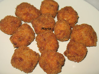 Croquetas cuadradas de ternera y jamón