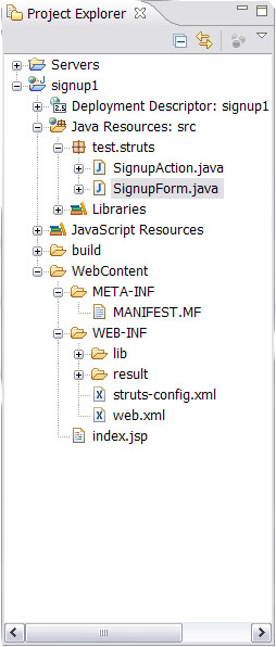 Tạo trang đăng ký với Struts 1 (Eclipse)