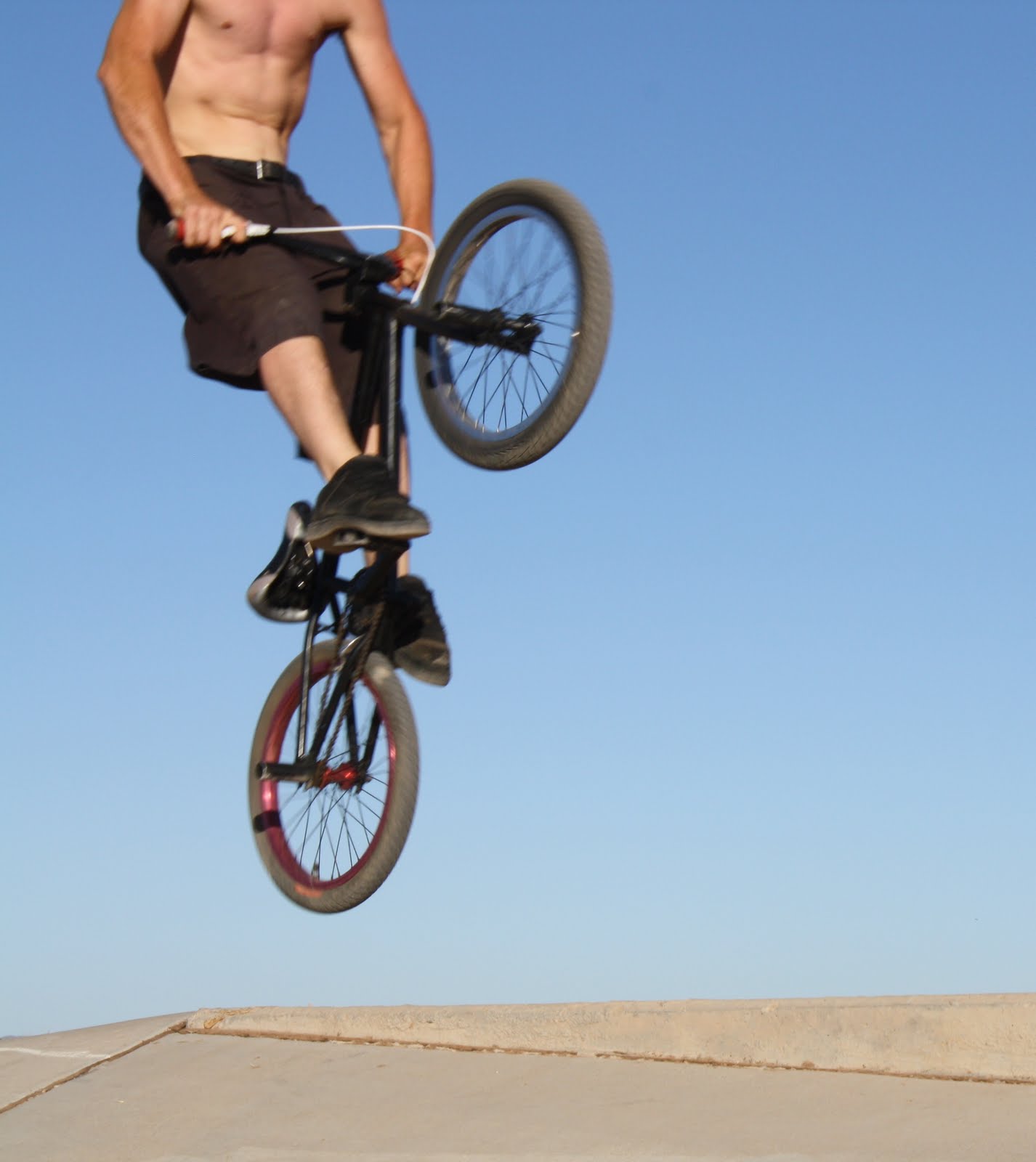 bmx bike tricks with pegs