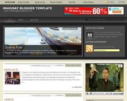 Mahusay Blogger Template Download