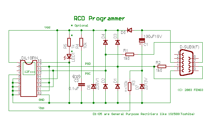 ELEKTRONIKA-ONLINE: JDM Programmer for PIC