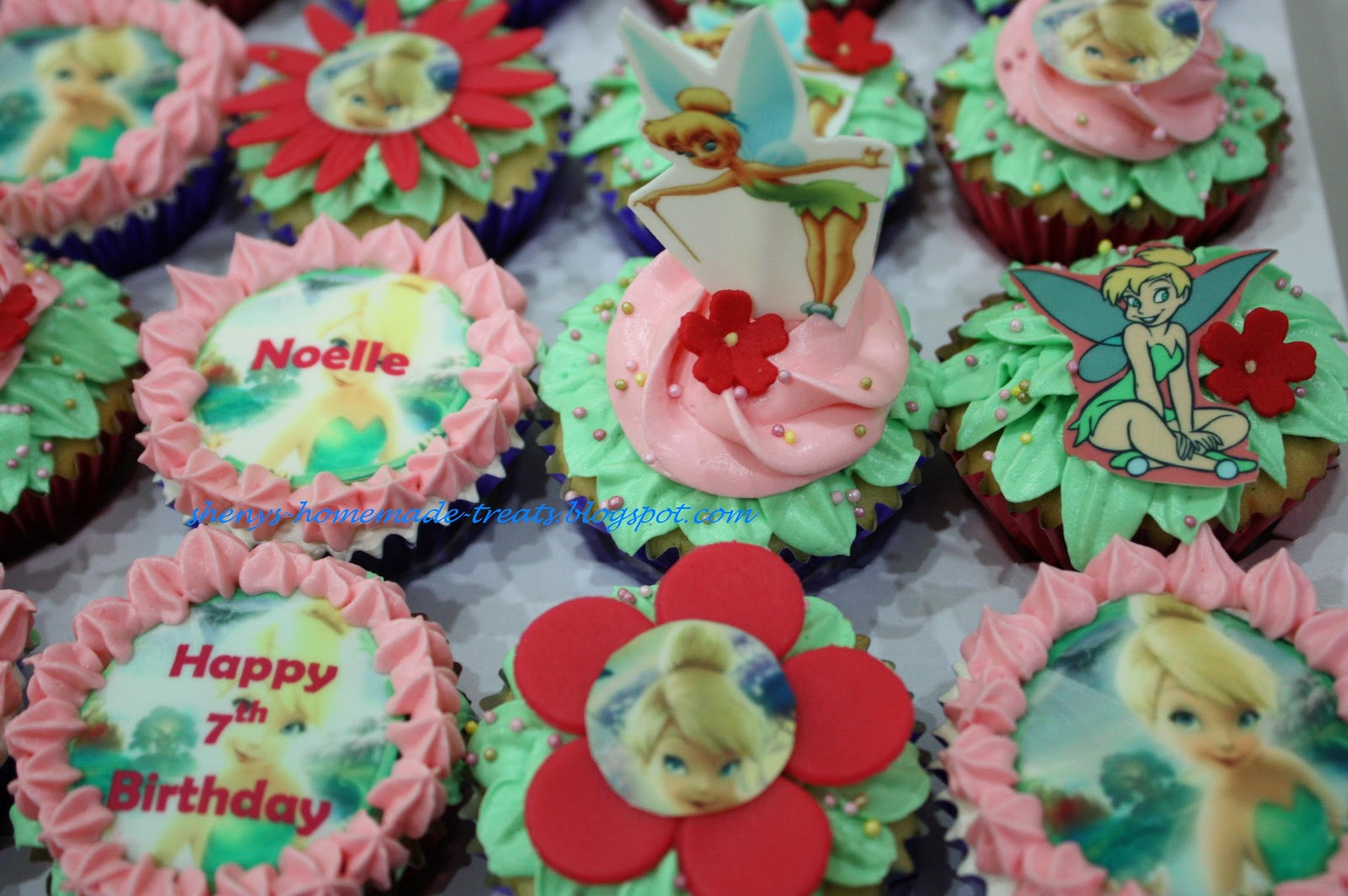 Sheny's Homemade Treats Tinkerbell Cupcakes