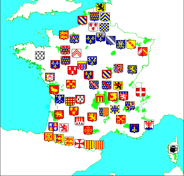 Armorial des pays de France Les anciennes provinces de France