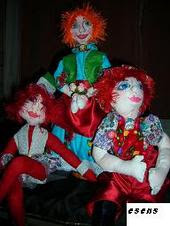 bez bebeklerim/ some of my cloth dolls