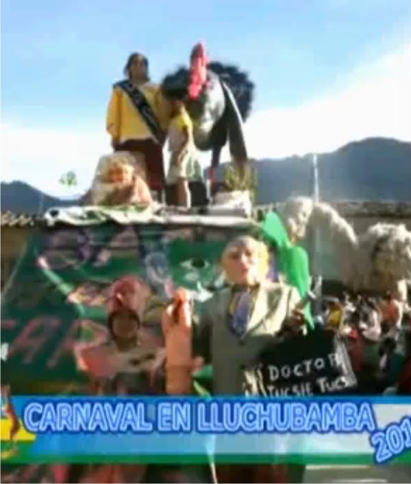 Así celebra Lluchubamba sus carnavales