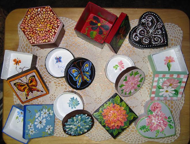 Assorted Painted Boxes