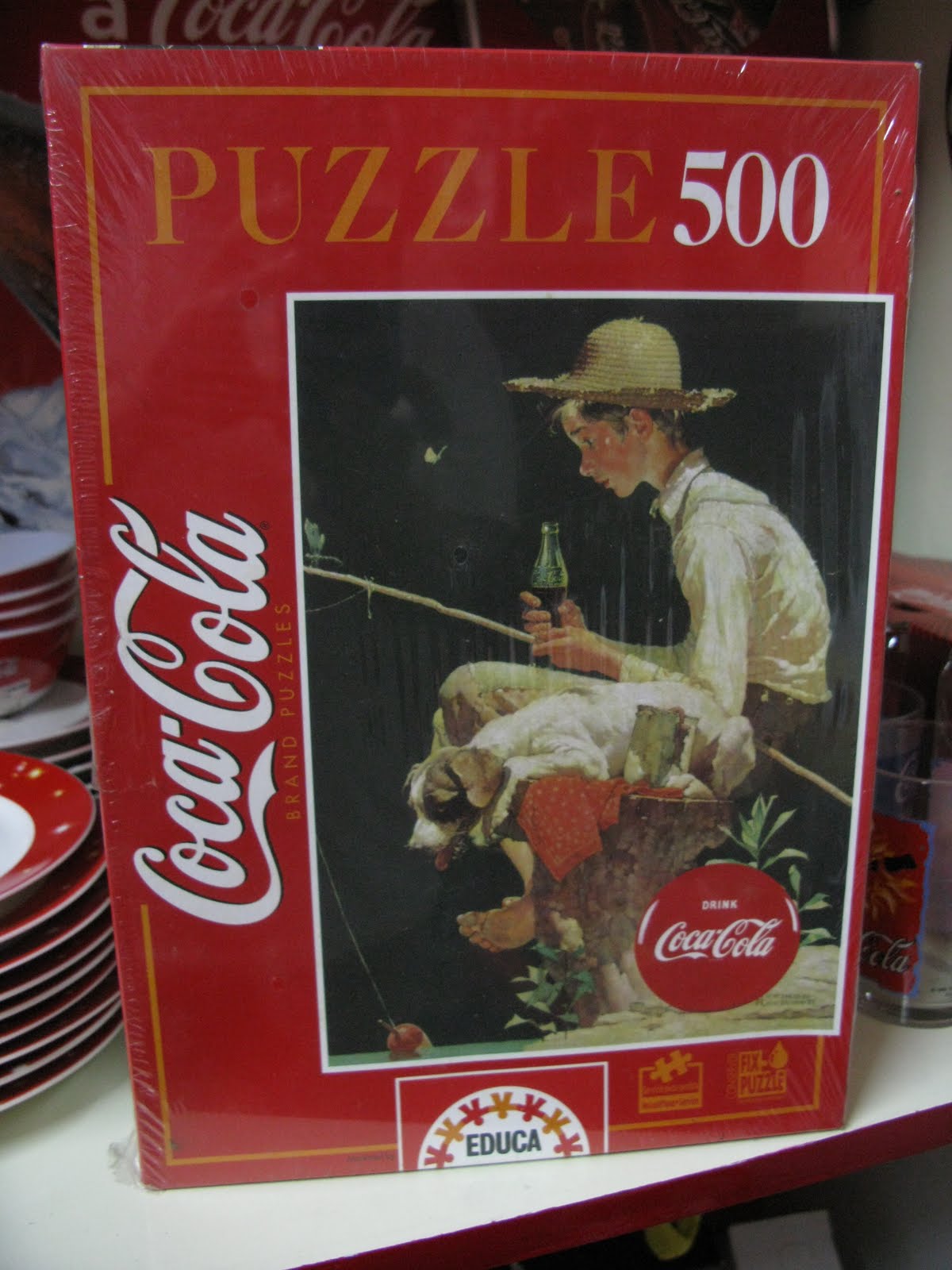 The Coca-cola Collectors: Coca-cola 'Out Fishing' Puzzle