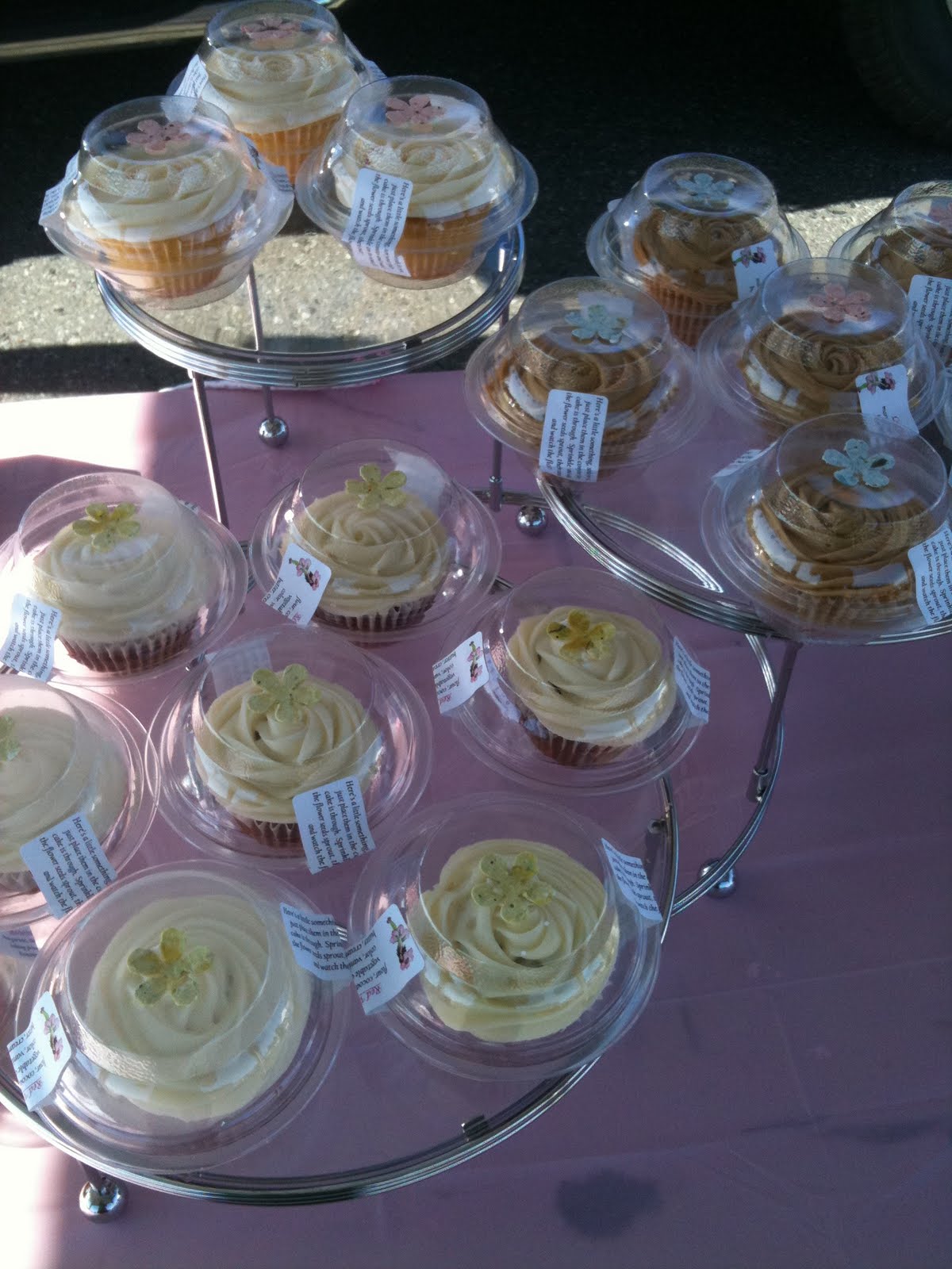 Fairy Cake Bouquet: Who knew selling fairy cakes could be so much fun!