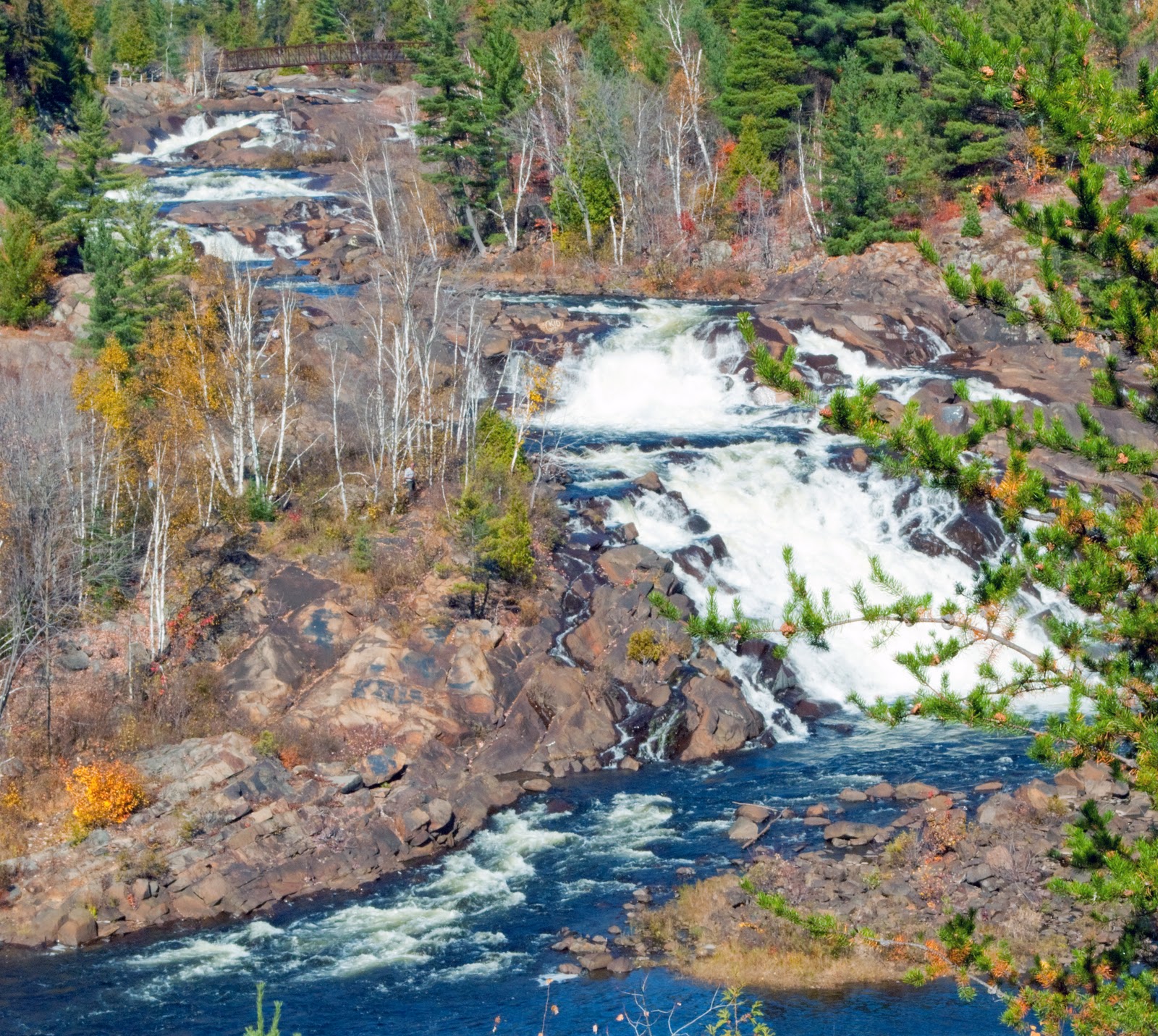 Me, Boomer and The Vermilon River Onaping Falls; A Tributary of The