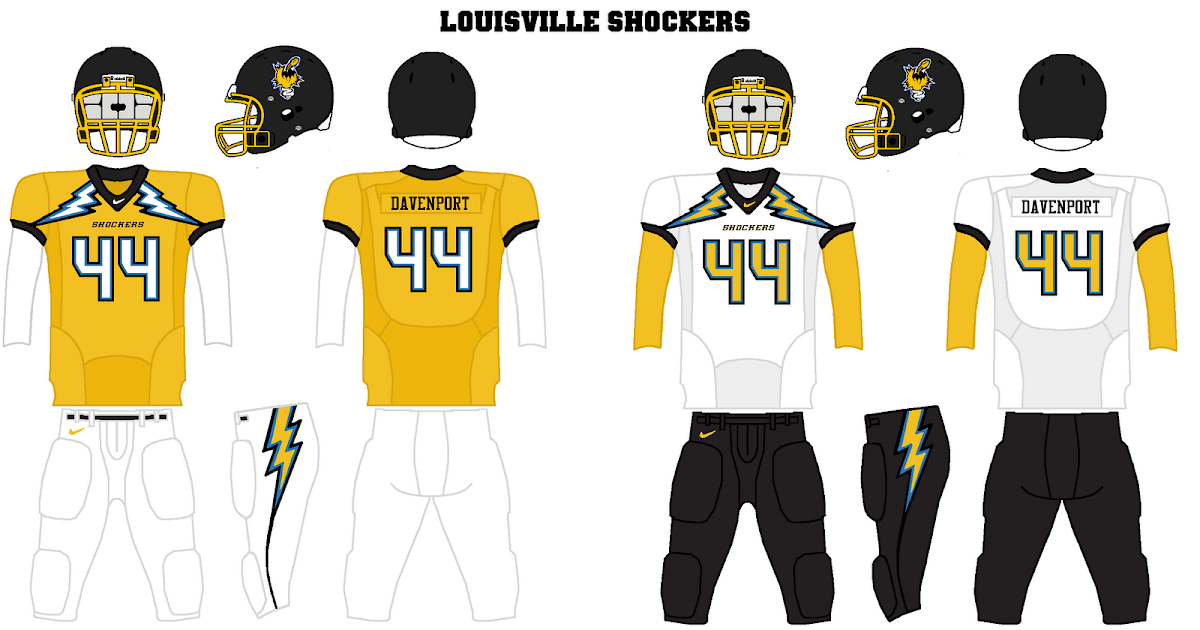 Minor League Football: Louisville Shockers Unveil 2011 Uniforms