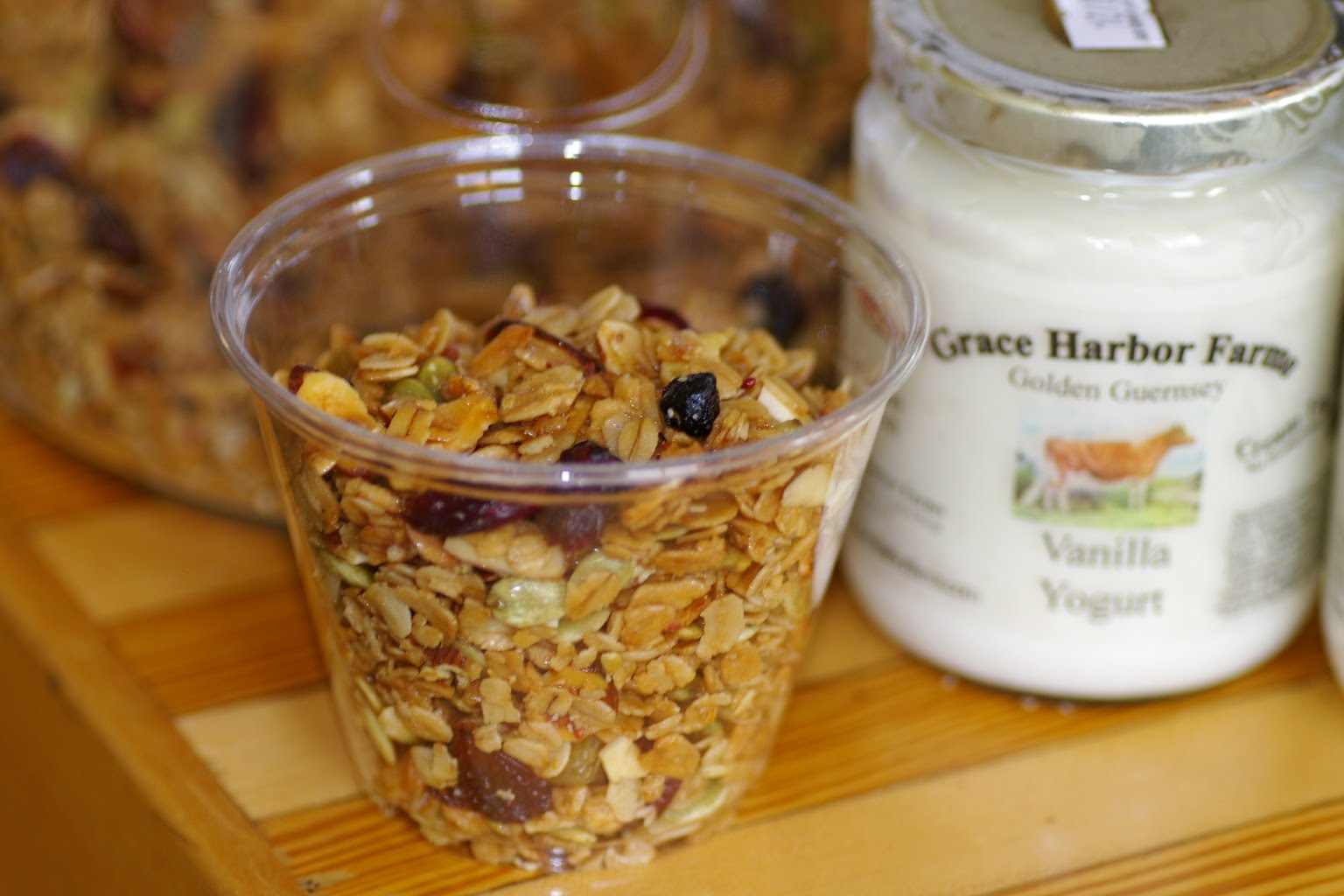 Fresh Flours Have you tried Grace Harbor Farms yogurt?