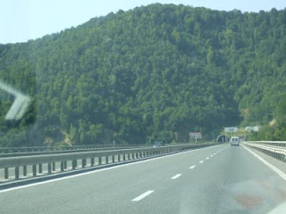 road and tunnel entry in Bulgaria