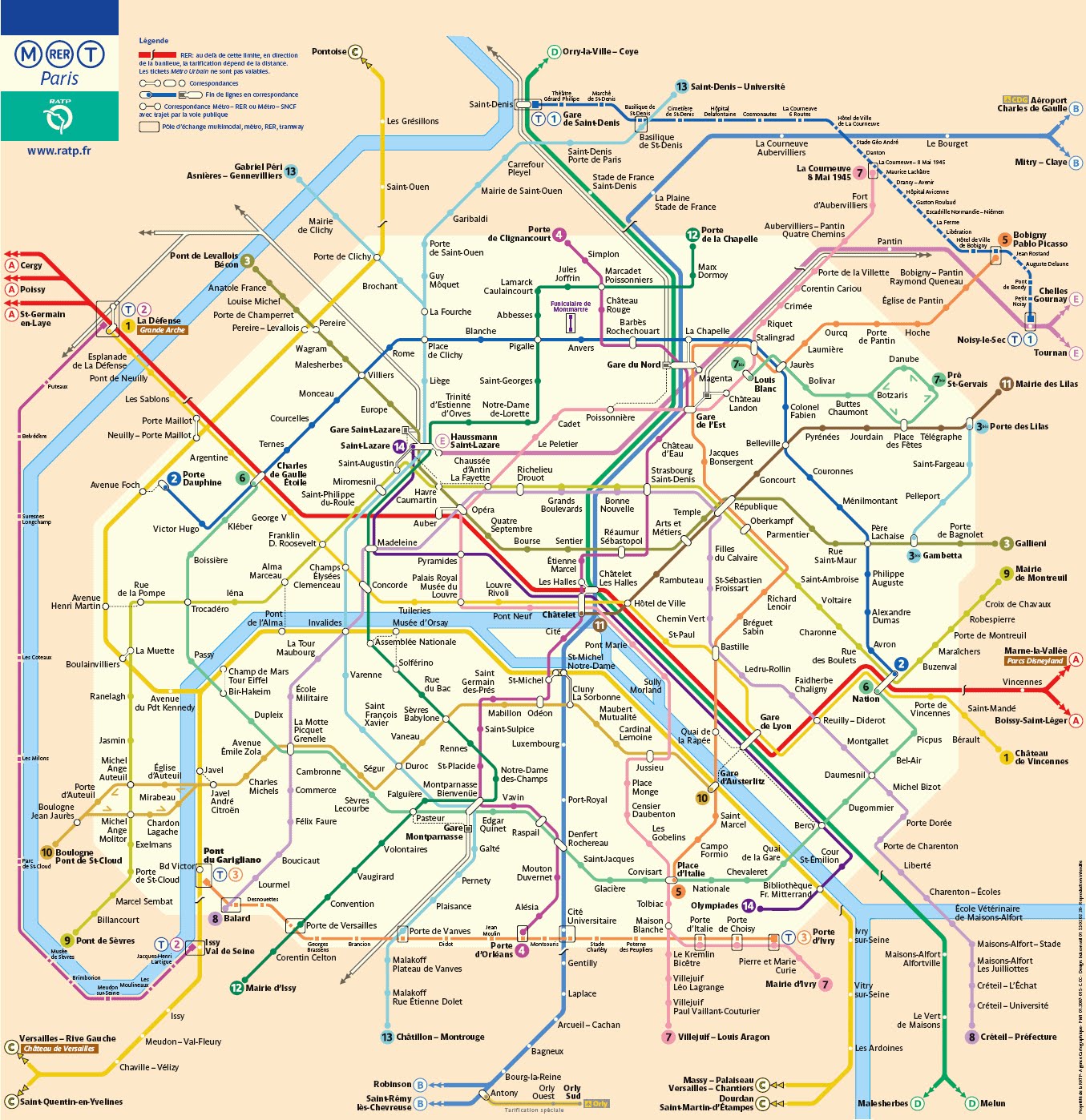 boomingtales: Paris Metro Map
