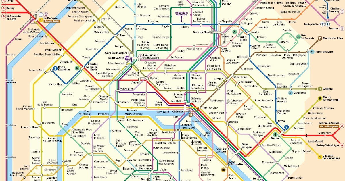 boomingtales: Paris Metro Map
