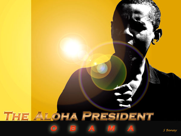 The Aloha President - Obama in Hawaii by Susan Benay