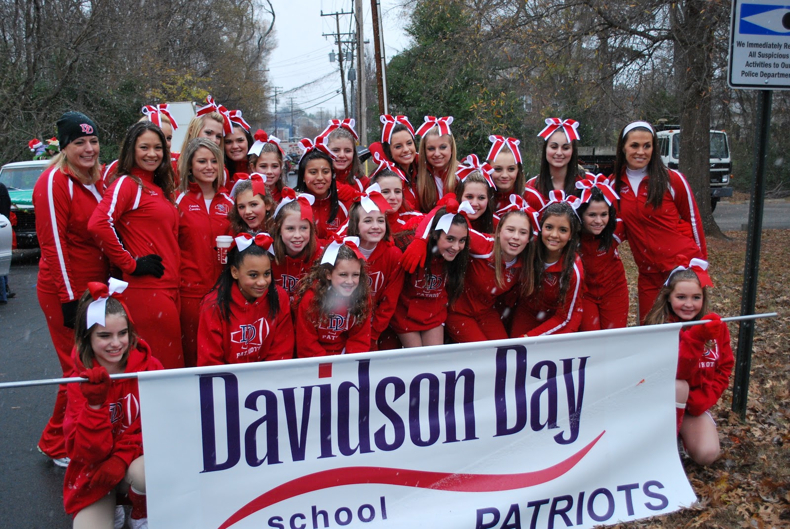 RBP Davidson Day Cheerleaders Christmas Parade