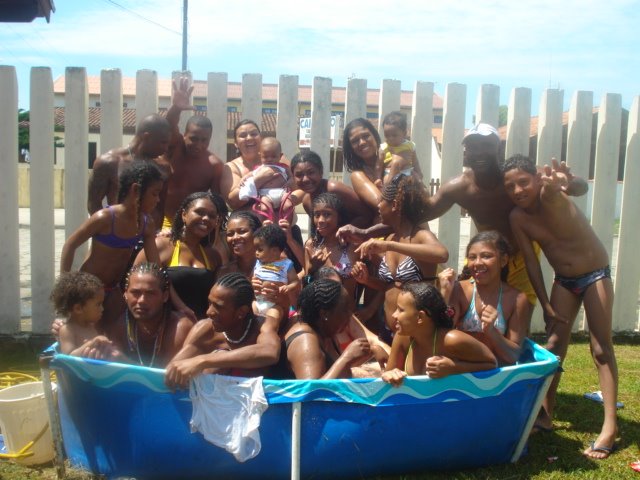 Festa na piscina...