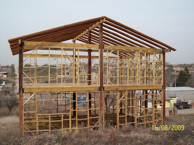 Construcción en madera: Entrepiso y Vigas para techo