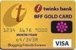 Blogging Friends Forever Gold Card Award