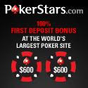 100% First Deposit Bonus at PokerStars