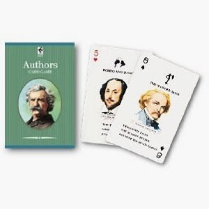 Authors playing cards!