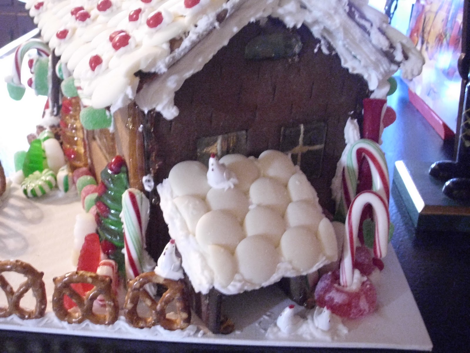 little messy missy Chicken Coops Made Of Gingerbread!