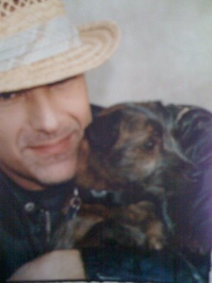 Angelo with his dog Baxter