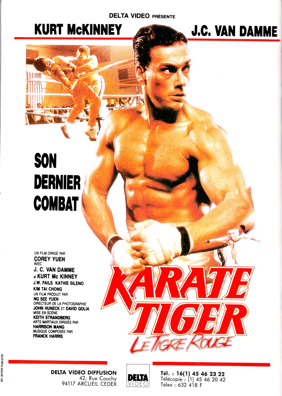 BACK TO THE MOVIE POSTERS Karaté Tiger