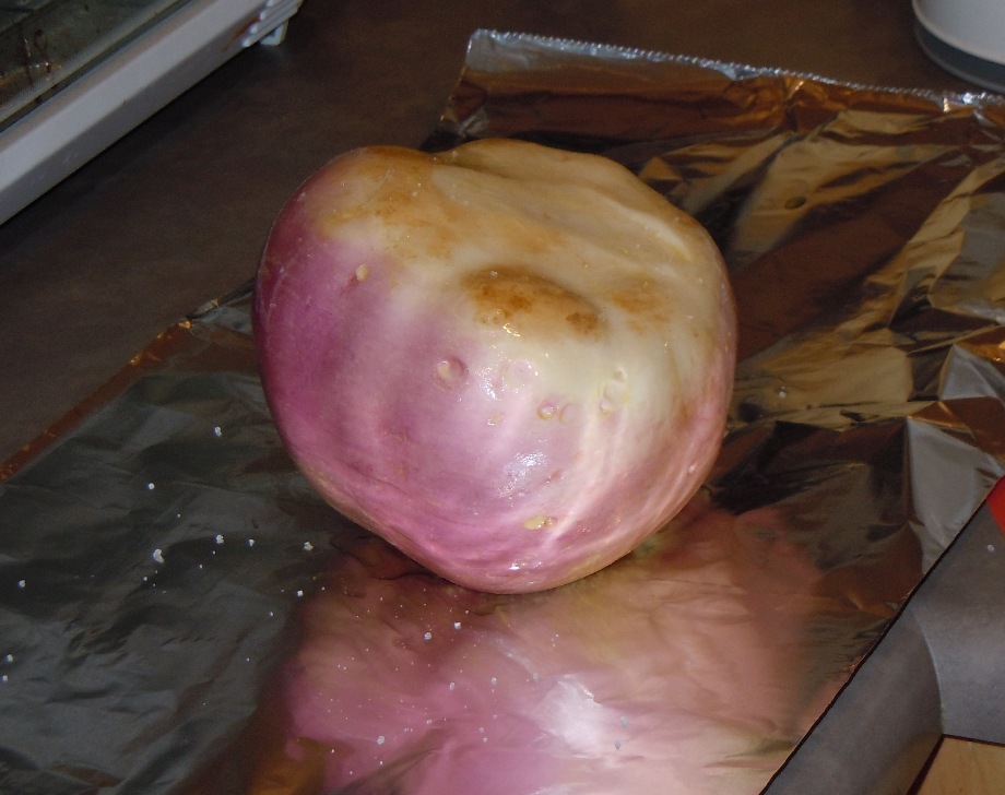 Cooking with CSA veggies for newbies Twice baked turnip